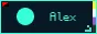 A small icon representing Alex's website